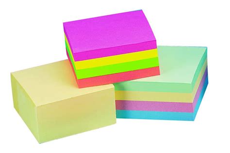 Sticky Note Cubes X Mm Pastel Each Forward Products