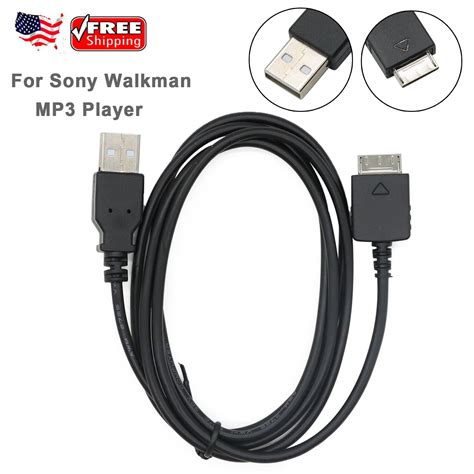 Usb Data Charger Cable Cord For Sony Walkman Mp Player Wmc Nw Mu Mp