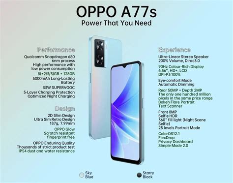 OPPO A77s Full Specifications Leaked Once Again Design Revealed