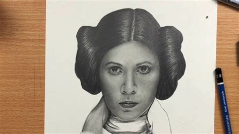 How To Draw Princess Leia Realistic Collection Of Drawing Ideas How To