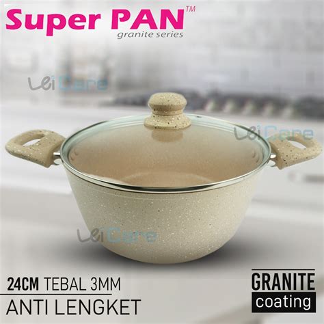 Jual Bolde Super Pan Granite Series Panci Casserole Cm Dengan Tutup