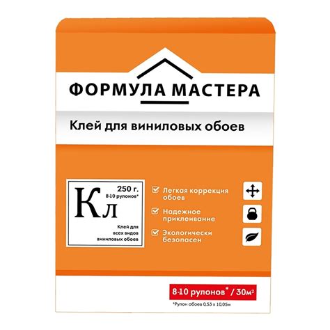 Клей для виниловых обоев Формула Мастера 250г — купить в Москве: цена ...