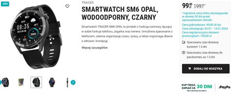 Smartwatch Poni Ej Z Otych Biedronka Ze Wietn Promocj