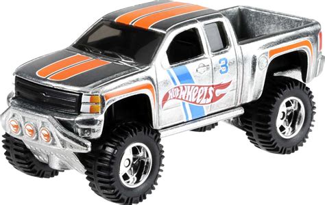 Hot Wheels Chevy Silverado 164 Scale Die Cast Toy Car Collectible Vehicle With Authentic