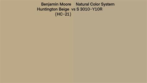 Benjamin Moore Huntington Beige HC 21 Vs Natural Color System S 3010