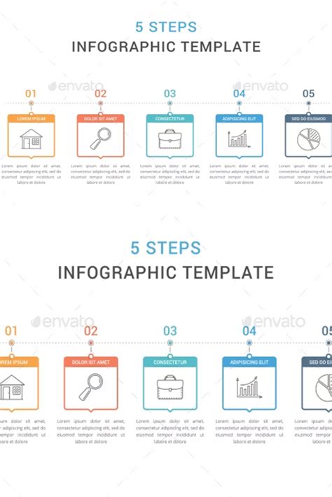 5 Steps - Infographic Template – MasterBundles