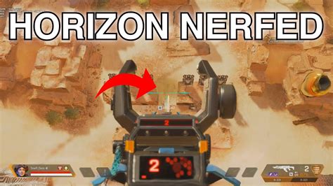 Horizon Massive Nerf On Apex Legends Season Youtube