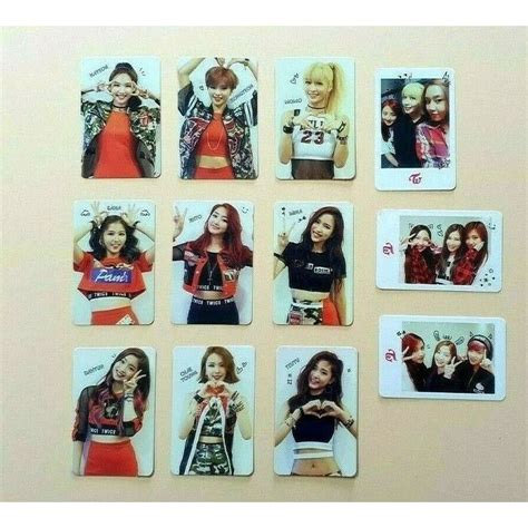 TWICE 1st Mini Album The Story Begins Official Photocard RED WHITE