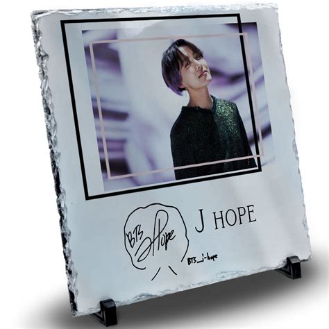 Bts J Hope Signature Rockslate T For Army Fans Bts Kpop Kassdesigns