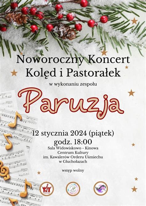 Noworoczny Koncert Kolęd i Pastorałek Centrum Kultury w Głuchołazach