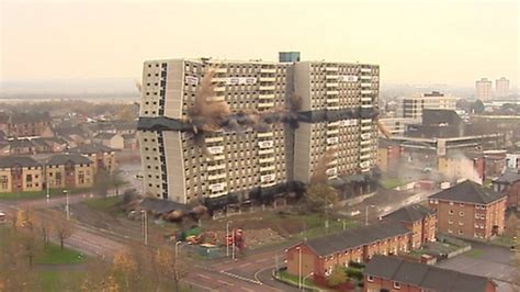 Glencairn Tower In Motherwell Brought Down By Explosion BBC News