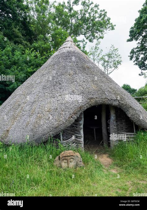 Bronze age house reconstruction hi-res stock photography and images - Alamy