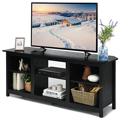 Buy Tangkula Farmhouse Universal Tv Stand For Tv S Up To Flat