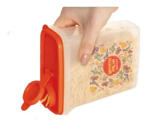 Porta Batata Palha Floral 850ml Tupperware Frete grátis