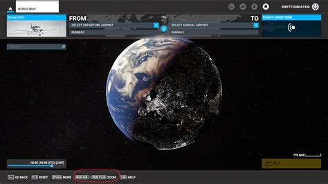 How do I zoom in on the World Map? - Aircraft & Systems - Microsoft Flight Simulator Forums