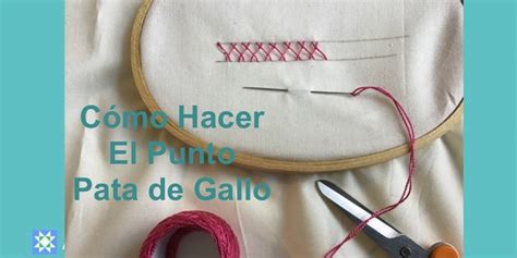 Como Hacer El Punto Pata De Gallo Tutorial Principiantes