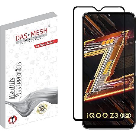 Dashmesh Shopping Black Tempered Glass For Iqoo Z G Iqoo Z G