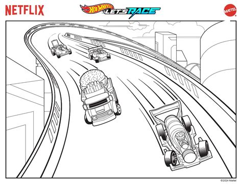 Hot Wheels Coloring Pages Hot Wheels Let S Race Coloring Pages