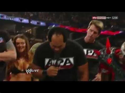 Lita Vs Heath Slater Wwe Raw Th Episode A P A Returns