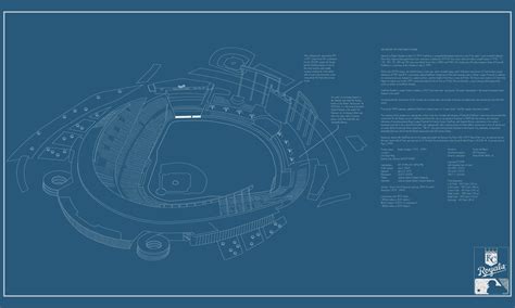 Blueprint Of The K I Made A Blueprint Of Kauffman Stadium