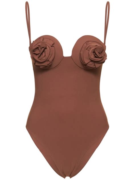 3d Flower Jersey One Piece Swimsuit Magda Butrym Women Luisaviaroma