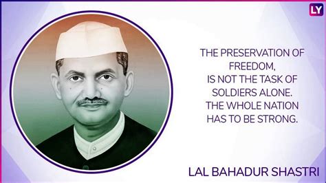 Lal Bahadur Shastri Ji 115th Birth Anniversary Inspirational Quotes By