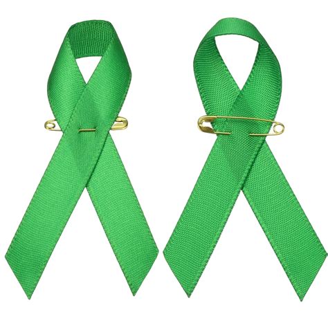 Uxcell Satin Awareness Ribbons with Pins for Charity Public Social