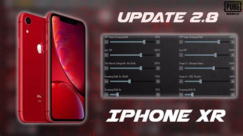 UPDATE 2 8 SENSITIVITAS IPHONE XR TERBARU No Recoil Sensitivitas