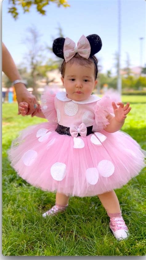 Pink Minnie Mouse Costume With Pink Minnie Mouse Costume Etsy Minnie