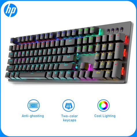 Hp Gk F Mechanical Gaming Keyboard With Mixed Backlight Keys