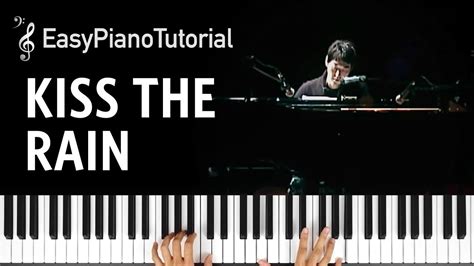 Kiss The Rain Yiruma Piano Tutorial Free Sheet Music Youtube