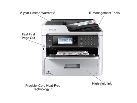 Impresora Epson Multifuncion B N Workforce Wf M Wifi Red Doble