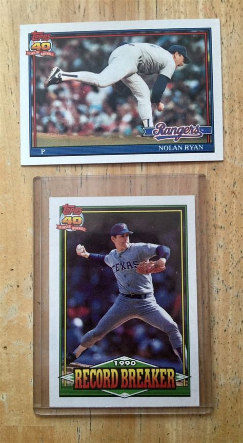 Nolan Ryan Topps Years Of Baseball Superior Quality Brunofuga Adv Br