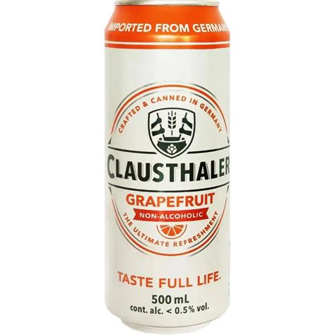 Пиво Clausthaler Grapefruit безалкогольне 0.5 л купити онлайн ...