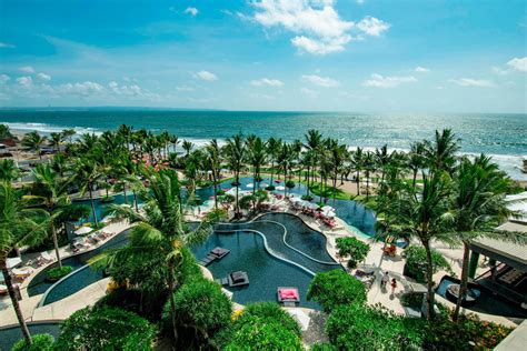 W Bali Seminyak Resort – Seminyak, Indonesia – WET Pool Aerial Ocean ...