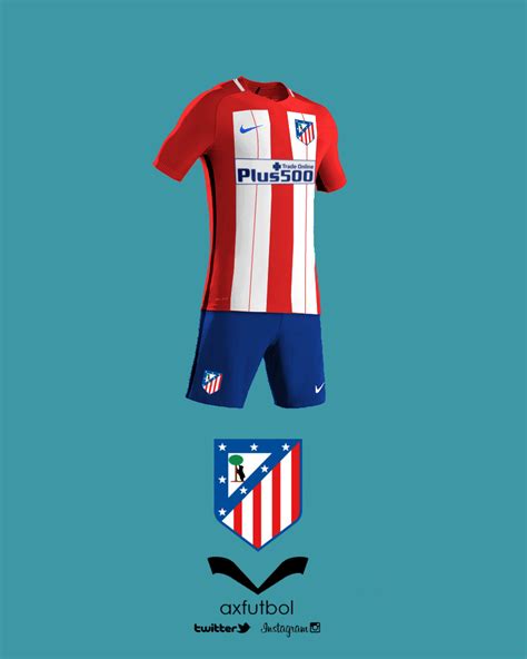 Atletico de Madrid home kit design