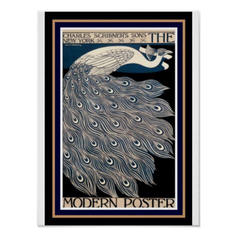 Art Deco "The Modern Poster" 12 x 16 Poster | Zazzle.com