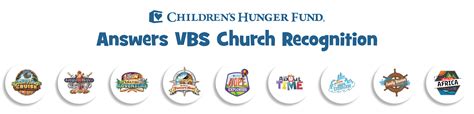 Vbs Recognition Childrens Hunger Fund