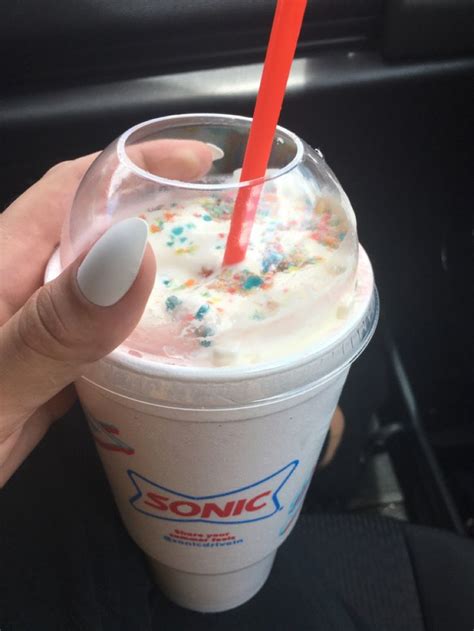 Sour Patch Slush Float From Sonic In 2022 Dunkin Donuts Coffee