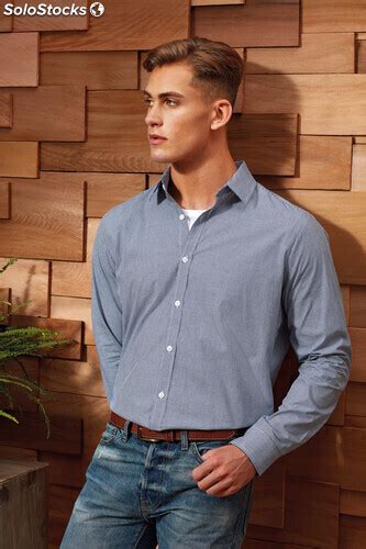 Camisa Vichy Microcuadros Hombre