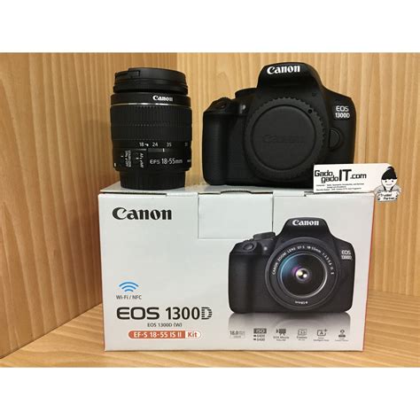 Jual Camera/Kamera DSRL Canon EOS 1300D Kit EF-S 18-55mm f/3.5-5.6 IS ...