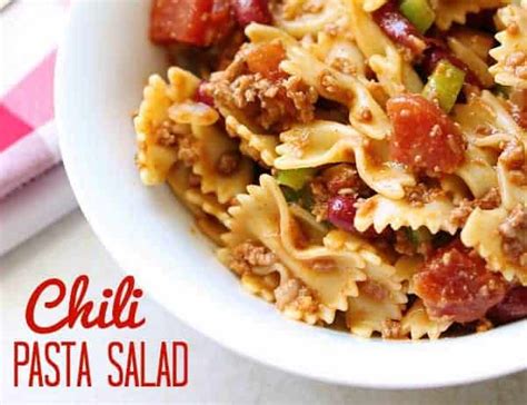 Chili Pasta Salad - Simply Stacie