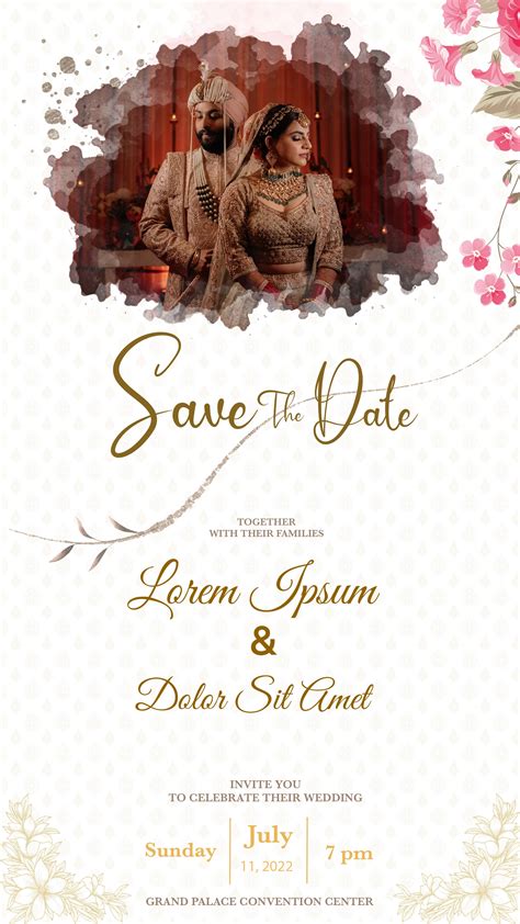 Whatsapp Wedding Invitation Psd Templates Part Psdpix Psdpix