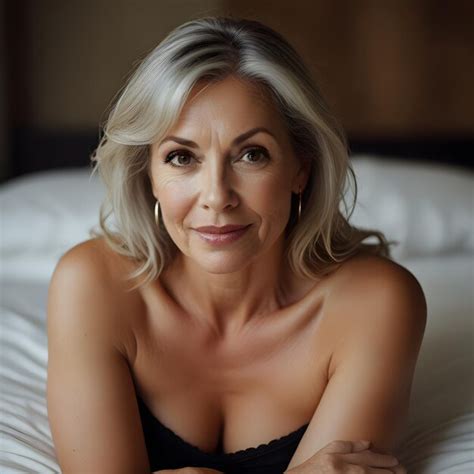 Une femme mature gracieuse et élégante Image Premium générée à base dIA