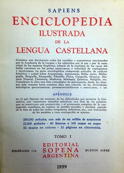 Sebo Do Messias Livro Enciclopedia Ilustrada De La Lengua Castellana