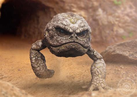 Hyper Realistic Pok Mon Geodude R Beamazed