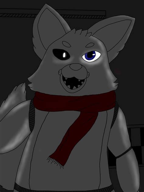 Cynical the animatronic Wolf. (inspired by Five nights at Freddy's)