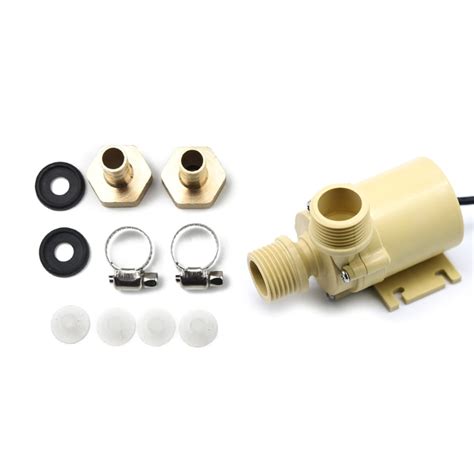 ROZYARD DC V Solar Hot Water Heater Circulation Pump Brushless Motor Water Pump Walmart