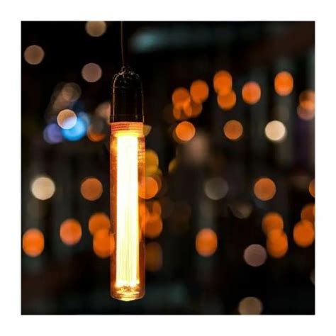 V Tac Led Bulb W Filament E T Amber Glass K Sku