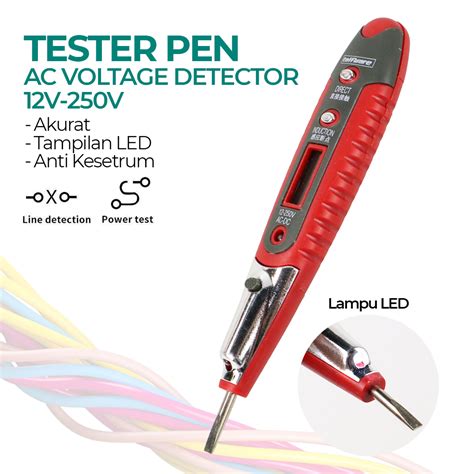 Taffware ANENG Tespen Tester Non Contact AC Detector 12V 250V VD700